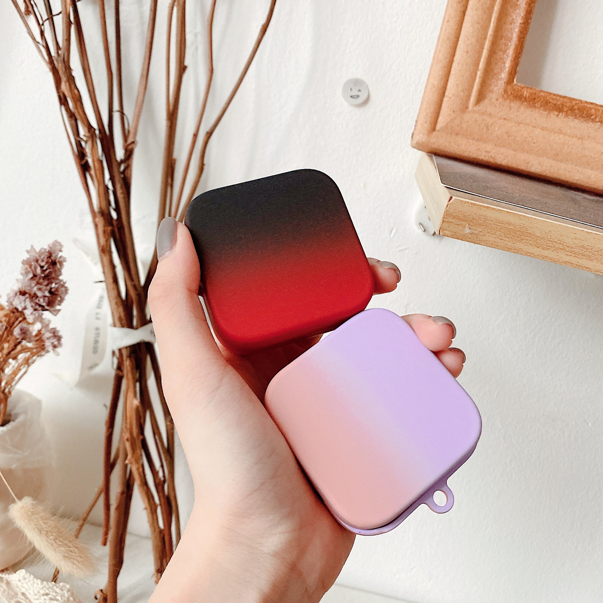 Compatible with Apple, Wireless Bluetooth Headset Case With Anti-Drop Protection Two-Color Hard Shell - Image 9