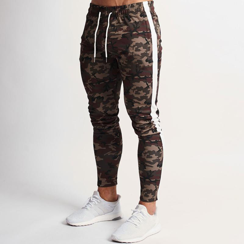 European and American Camouflage Sweatpants Men's Fitness Pants