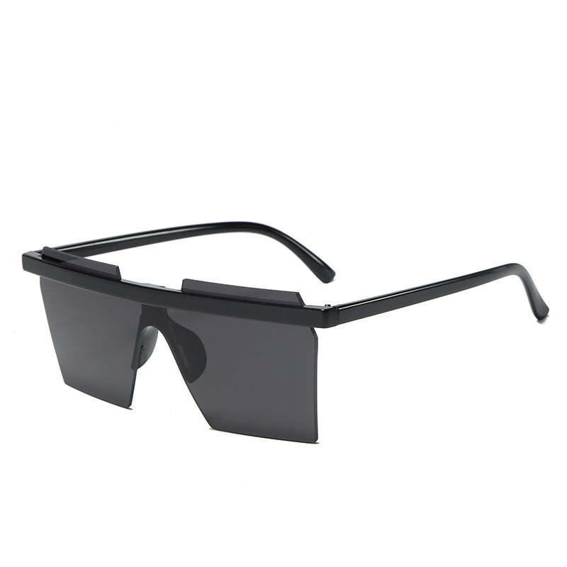 Title 1, Fashion One-Piece Trimmed Sunglasses