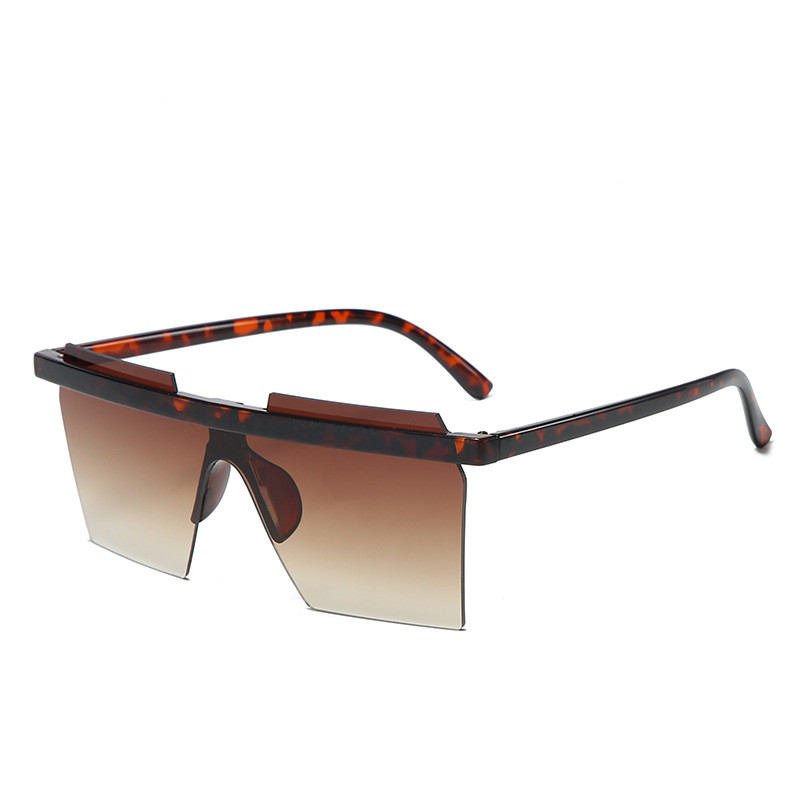 Title 4, Fashion One-Piece Trimmed Sunglasses