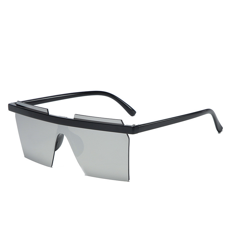 Title 7, Fashion One-Piece Trimmed Sunglasses