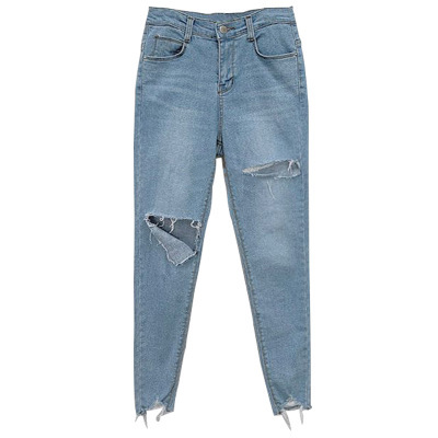 Women's Jeans With Waist Waist And Slim Feet