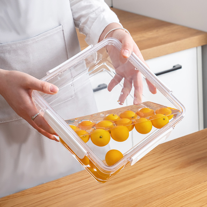 Transparent Gridded Fruit Plate