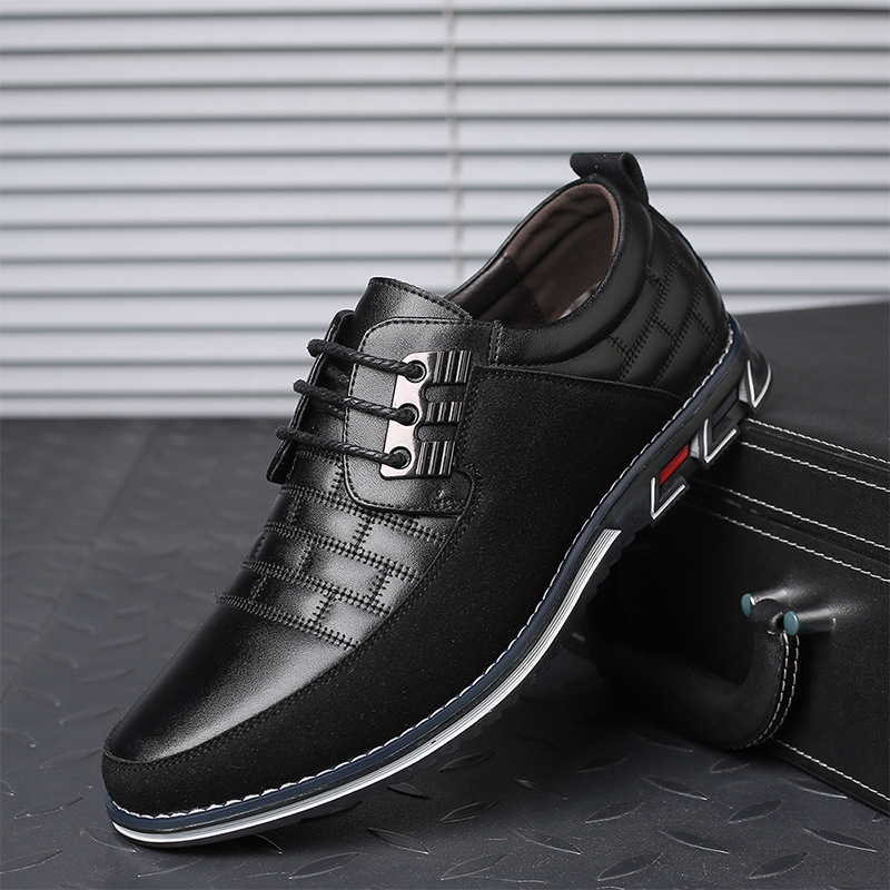 Men's All-Match Large Size Casual Leather Shoes