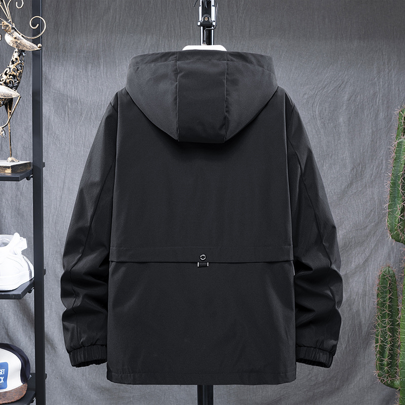 Men's Handsome Hooded Casual Jacket Jacket