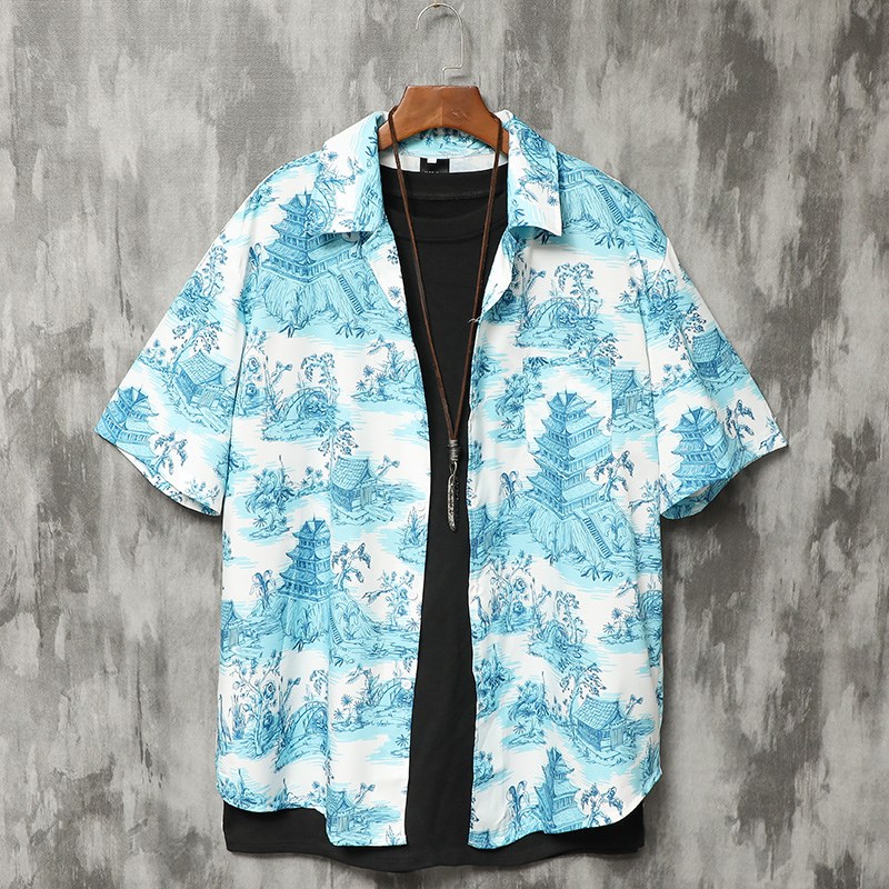 Loose Student Couple Hong Kong Style Shirt Jacket