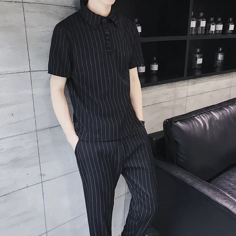 Social Youth Movement Nine Pants Two-Piece Set