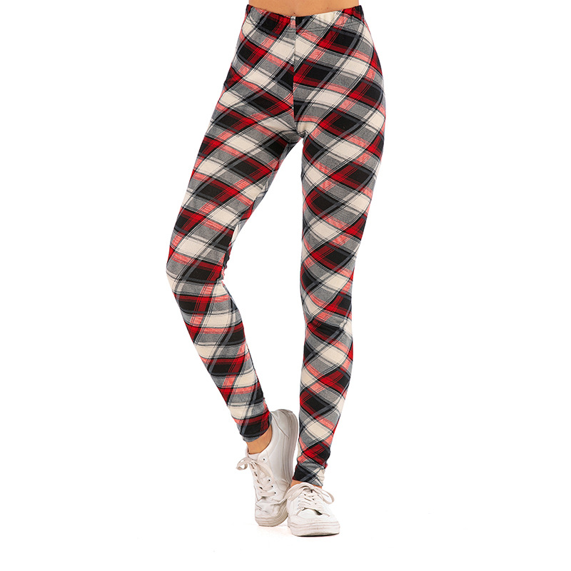 Printed Skinny Elastic Casual Pencil Pants