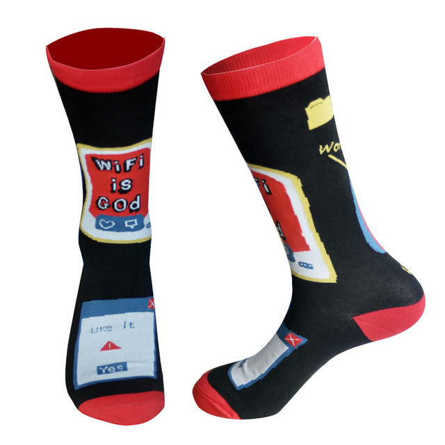 New Arrived Brand Men Socks Funny British Style Casual C 40 46 - Shop at LoveMi