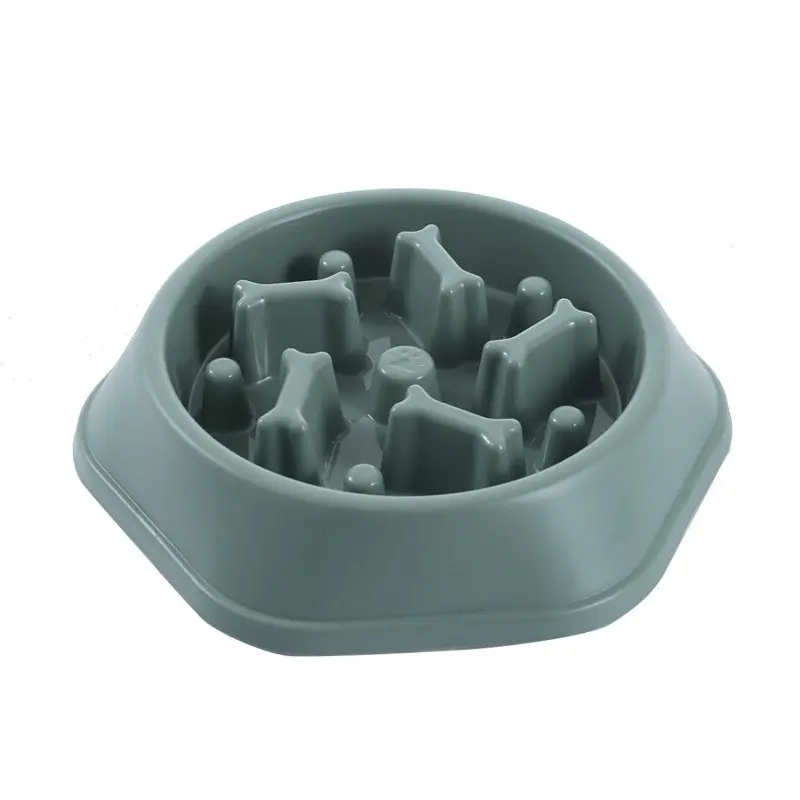 Home Style Bone Choke Prevention Slow Food Bowl Dog