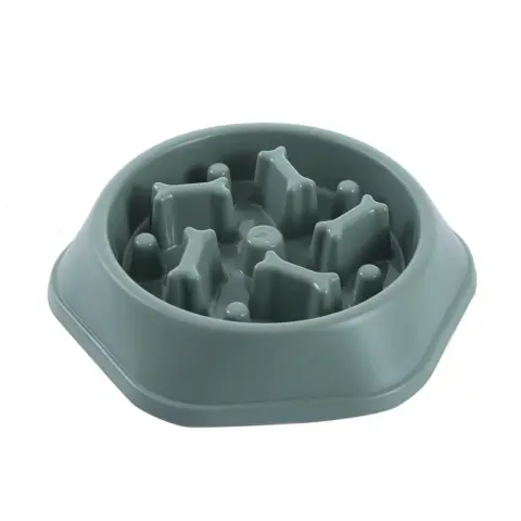 Home Style Bone Choke Prevention Slow Food Bowl Dog