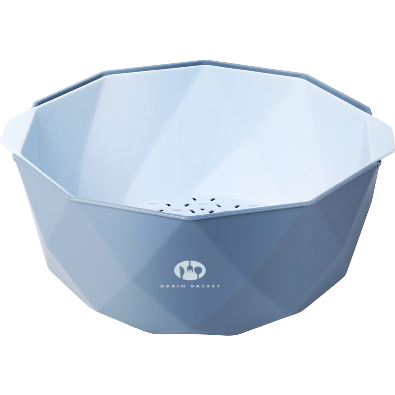 Double-Layer Vegetable Sink Plastic Drain Basket