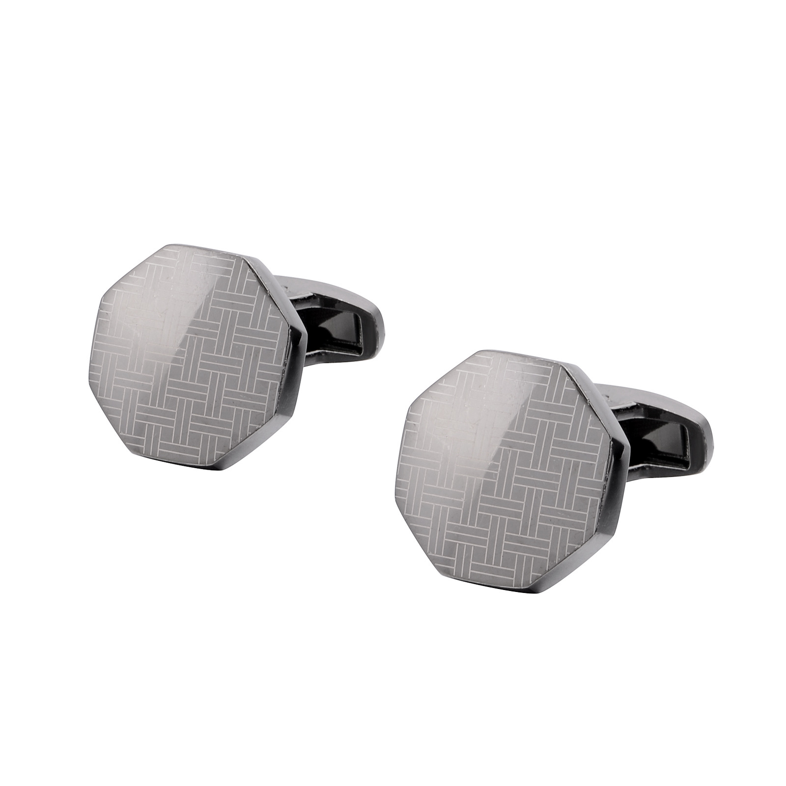 Geometric Laser Cufflinks