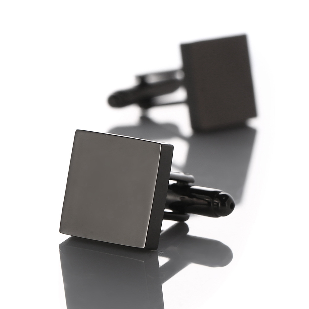 Gold-Tone Geometric Cufflinks
