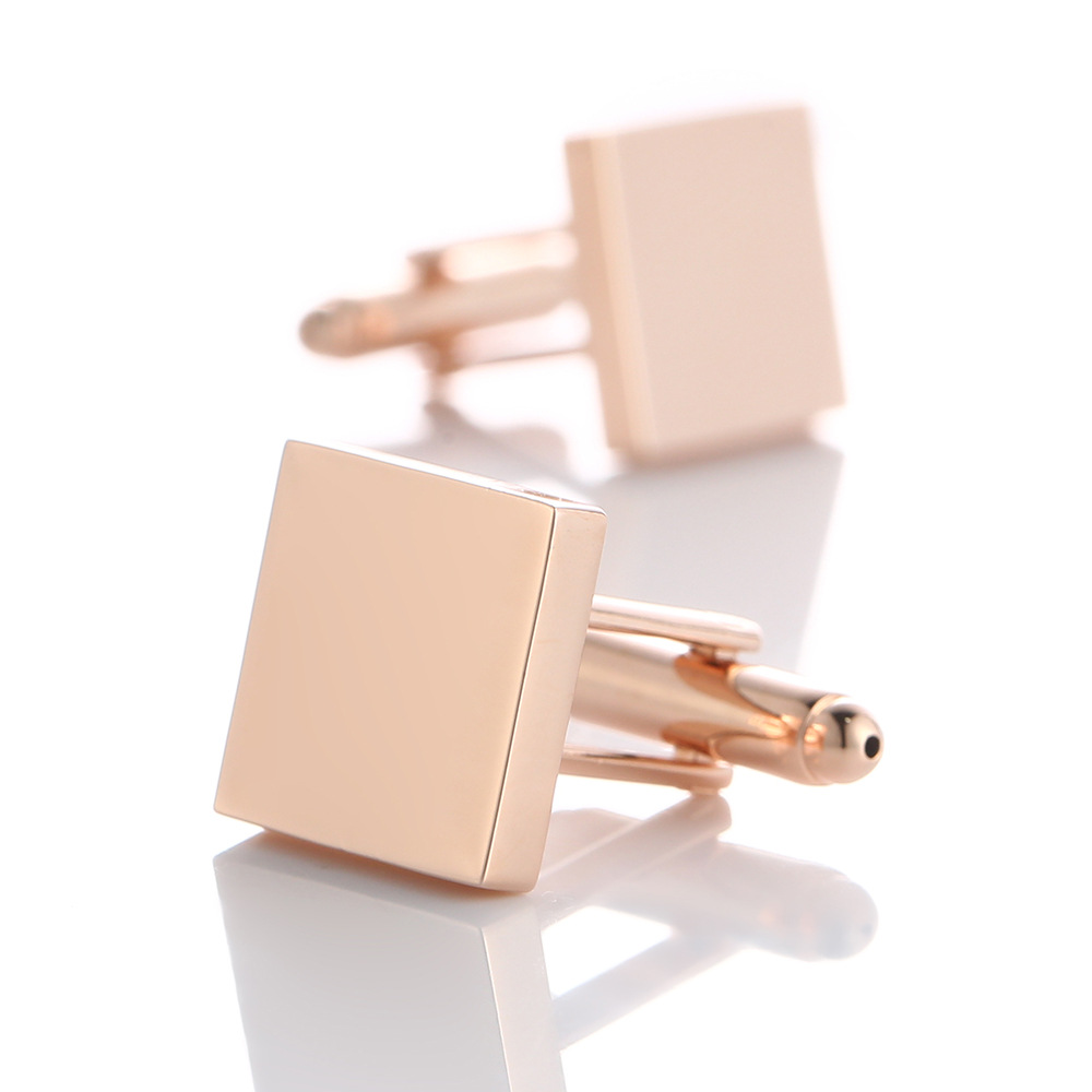 Gold-Tone Geometric Cufflinks, picture 3 of 5