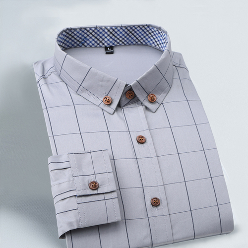 Title 6, Camisa casual de negócios slim fit all-match