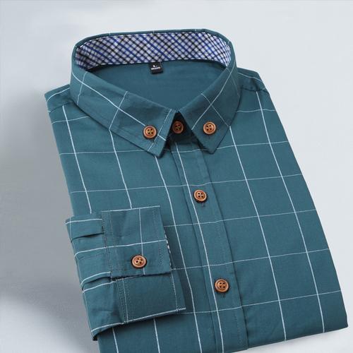 Title 5, Camisa casual de negócios slim fit all-match