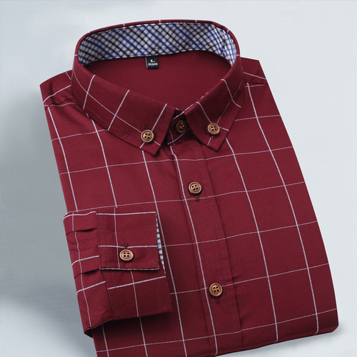 Title 4, Camisa casual de negócios slim fit all-match