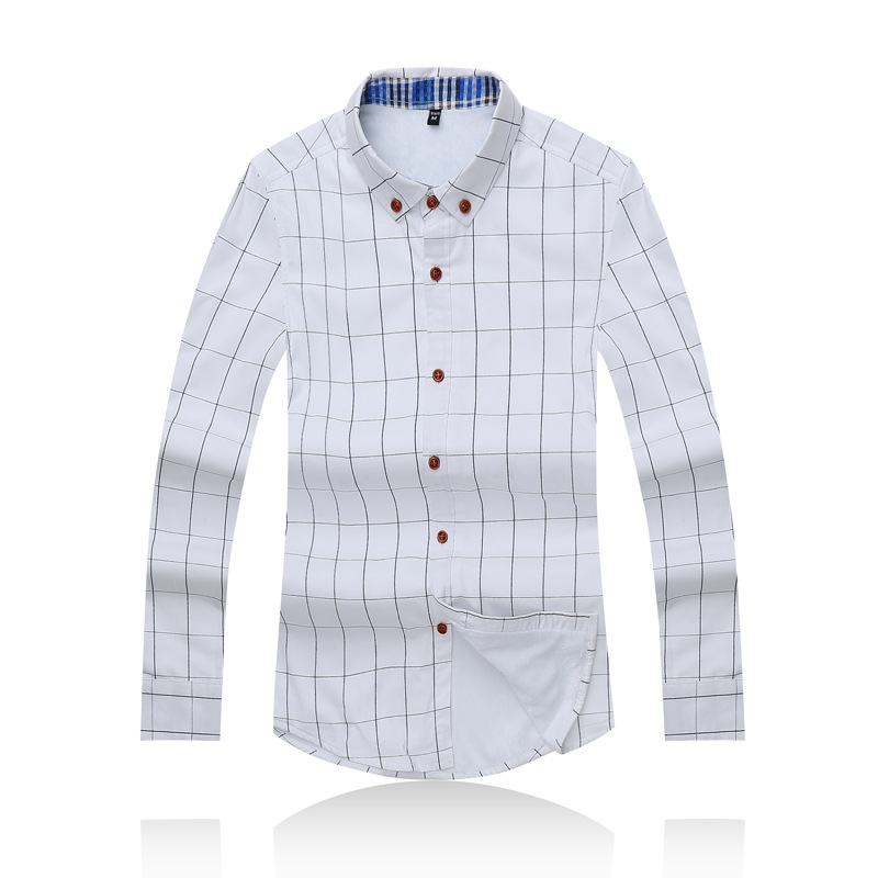 Title 7, Camisa casual de negócios slim fit all-match