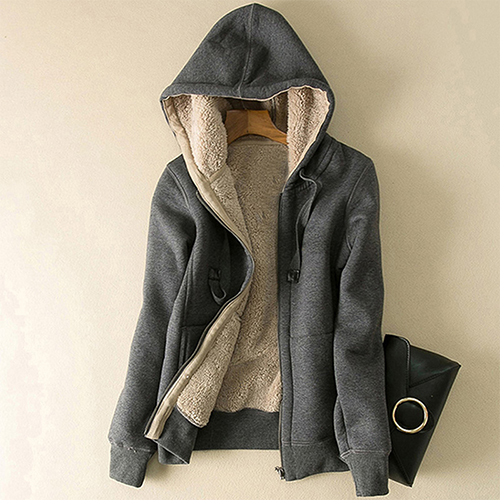Plus Size Womens Cashmere Winter Warm Coats Thick Parka War - Image 3