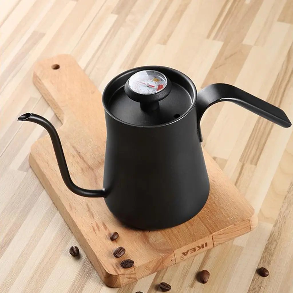 304 Stainless Steel Coffee Pot With Thermometer