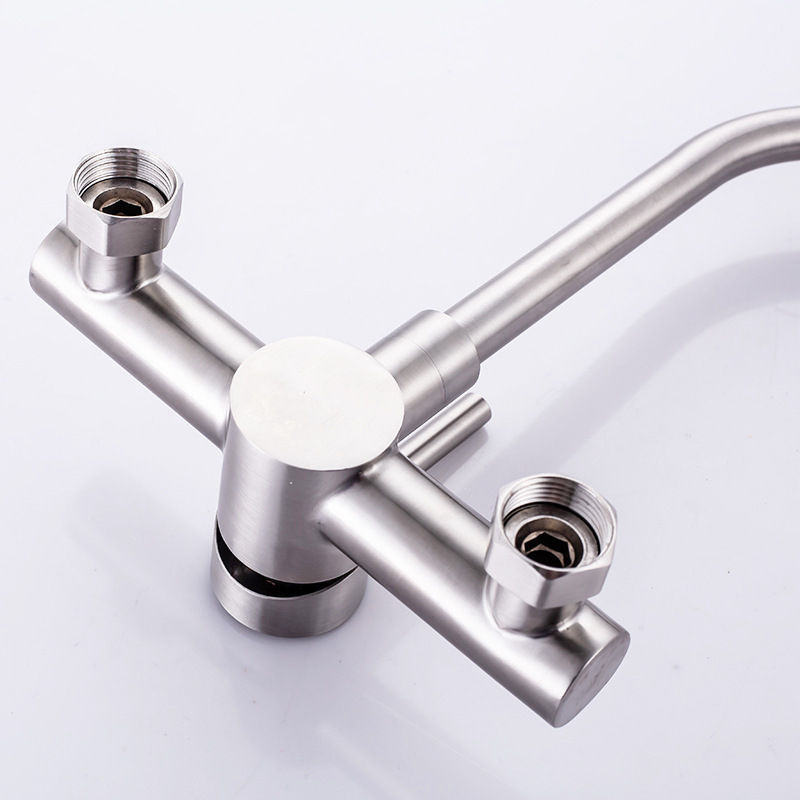 Title 3, In-wall Sink Faucet With Double Holes