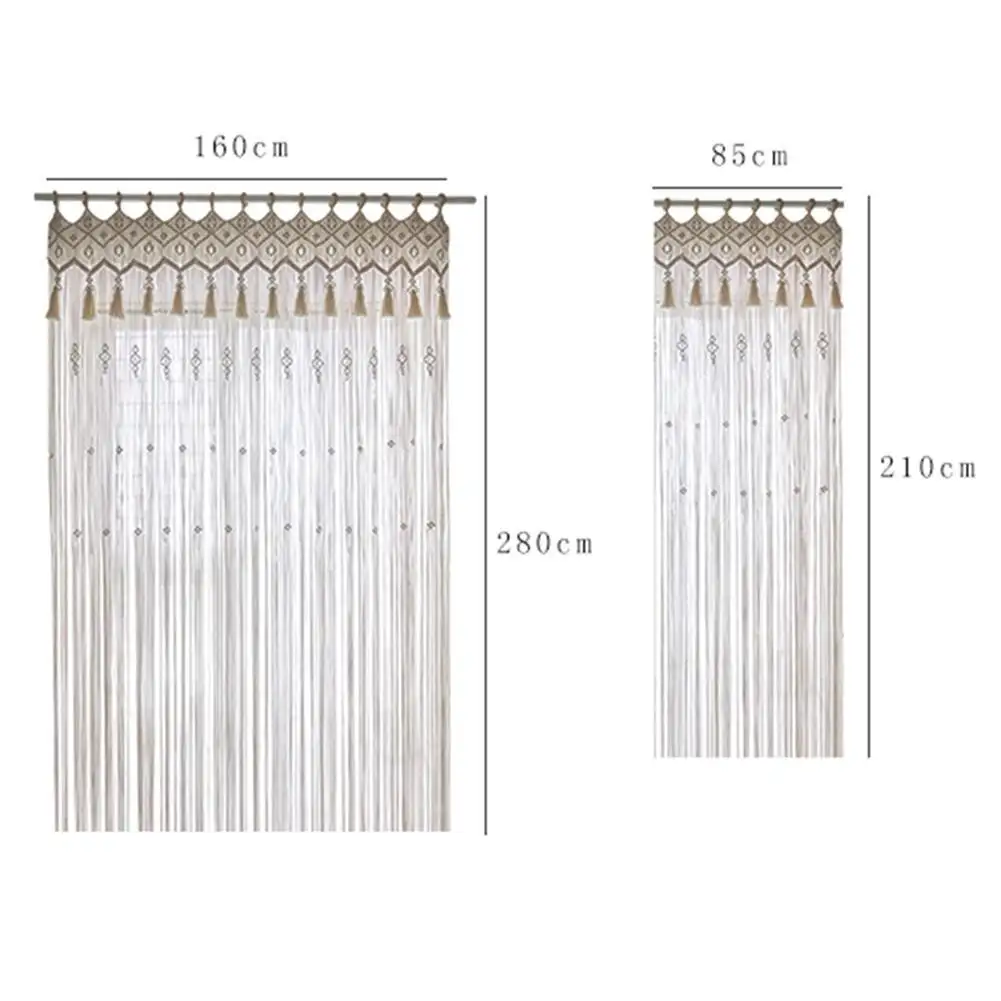 Bohemian Hand-Woven Tapestry Curtain Partition Wedding Background