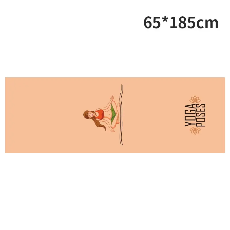 Printed Yoga Towel Portable Non-Slip And Environmentally