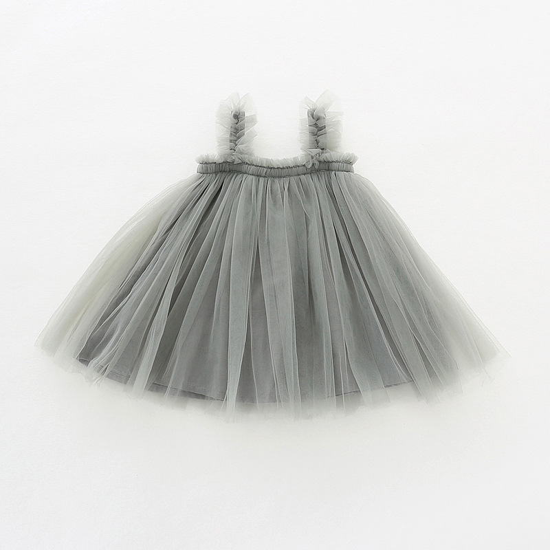 تنورة تول شبكية للأطفال مع أذنين خشبيتين، فستان أميرة، تنورة توتو