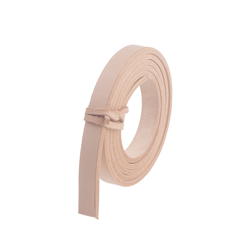 Raw Color Vegetable Tanned Leather Belt Semi-Finished Products