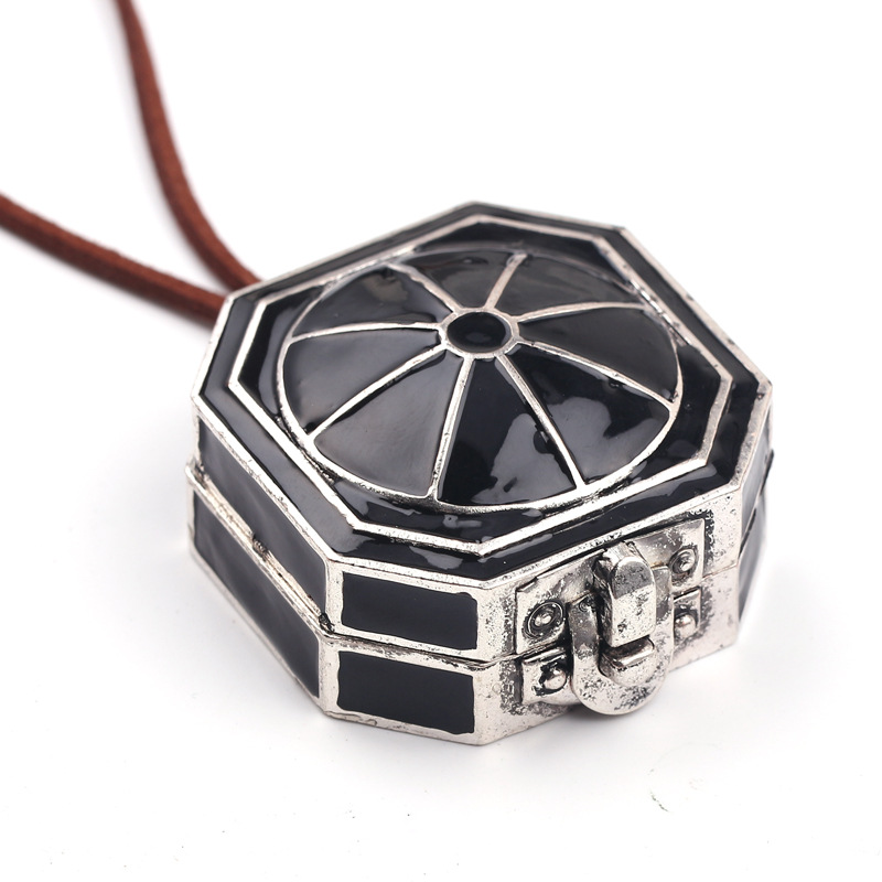 European And American Personality, Practical And Creative New Necklaces Camping Compass Survival Umbrella Rope Necklace