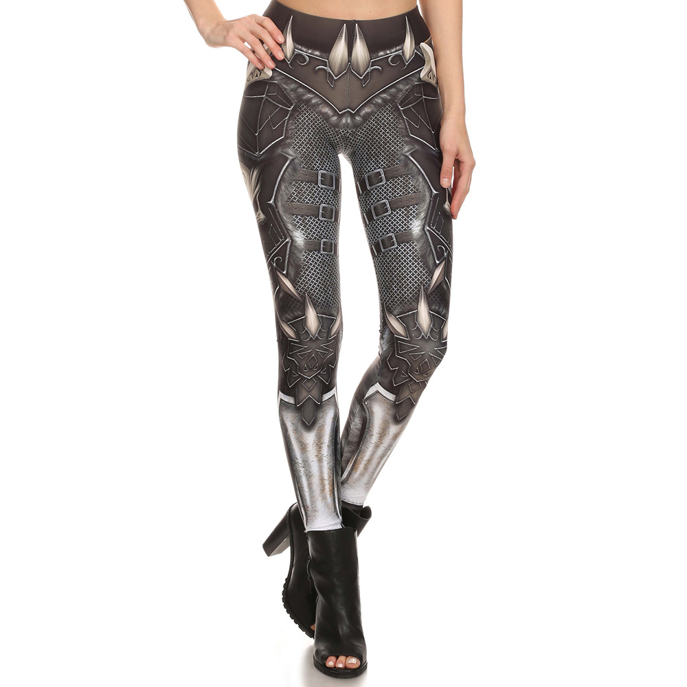 Title 2, Leggings elasticizzati con stampa alla moda. Co...