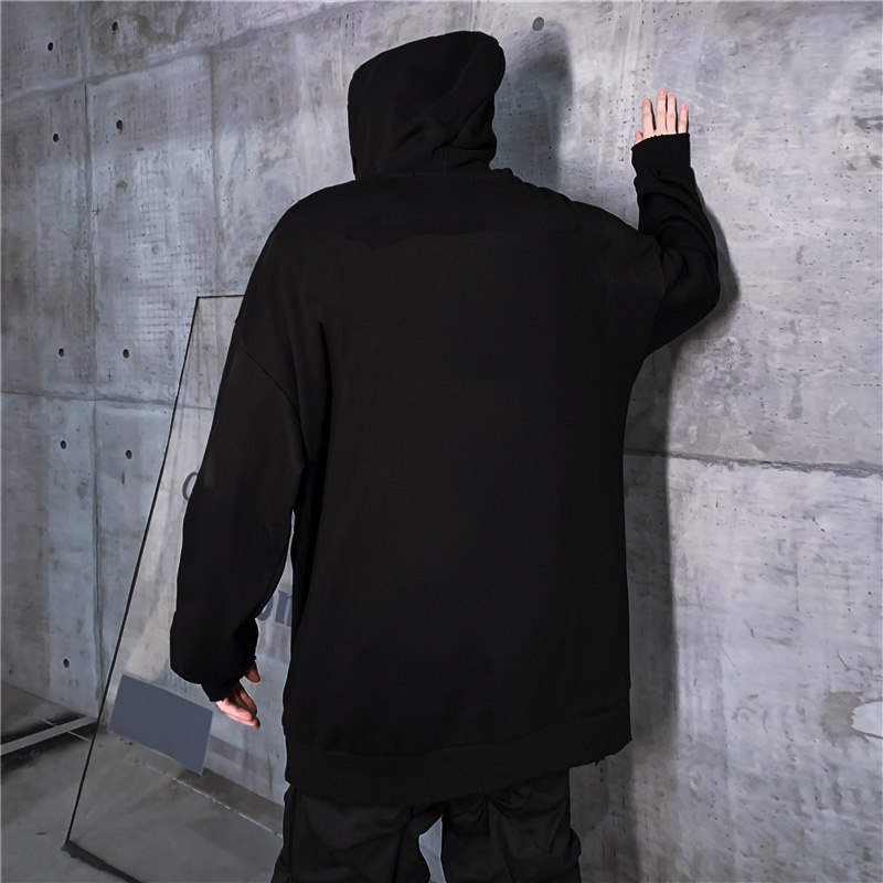 Men's Hooded Sweater Plus Velvet Thick Ins Country Tide Loose Hip-Hop Hoodie