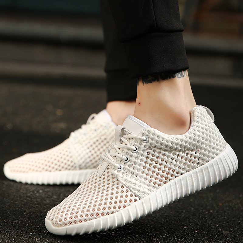 Title 4, Holle mesh sneakers voor dames, zachte zool, co...