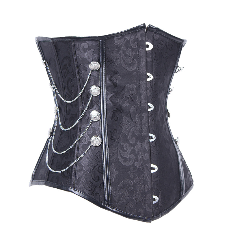 Title 2, Steampunk Palace Jacquard Tummy Tuck Steel Body...