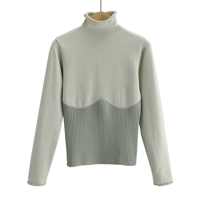 A Crew-neck Sweater With A Base Underneath