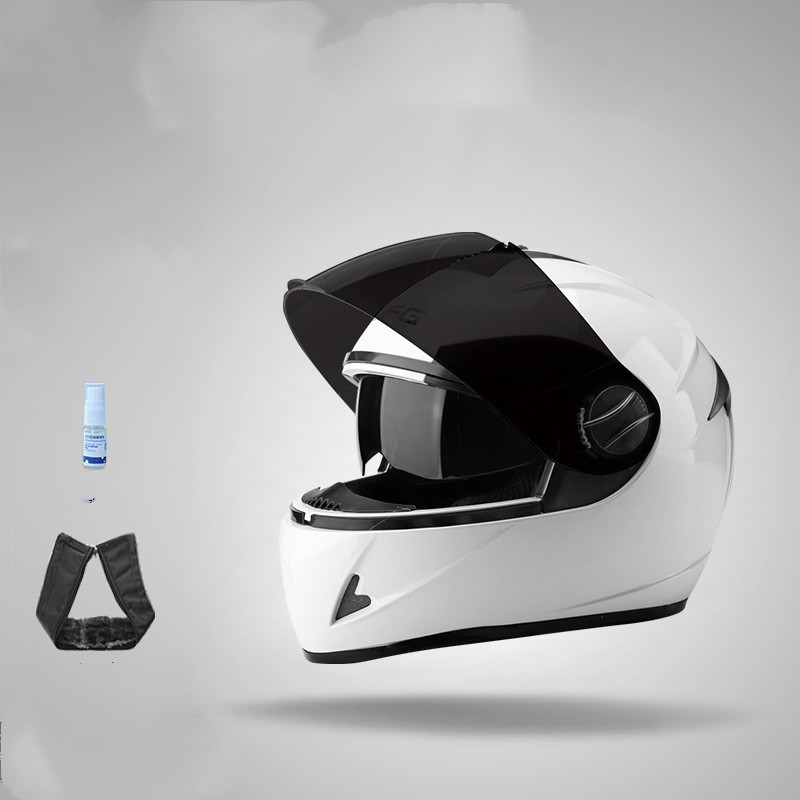 Electric Battery Motorcycle Anti-Fog Helmet Full Face Helmet — view 2