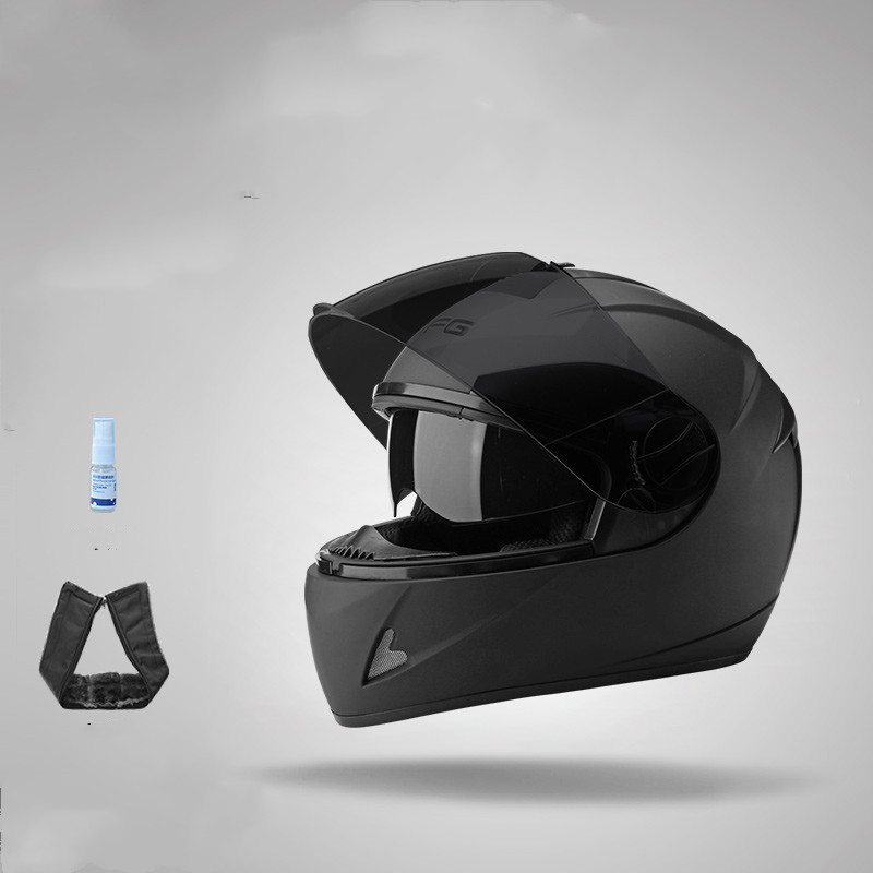 Electric Battery Motorcycle Anti-Fog Helmet Full Face Helmet — view 4