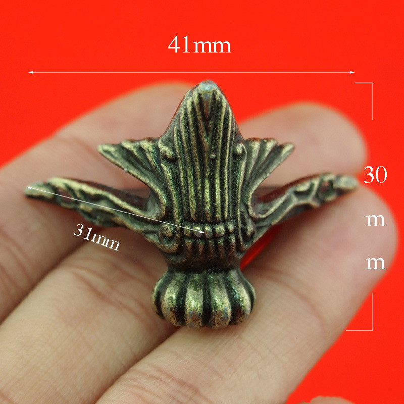 Alloy Feet Furniture Feet Wooden Box Feet Gift Box Jewelry Wooden Box Accessories Four-Sided Feet Decorative Feet