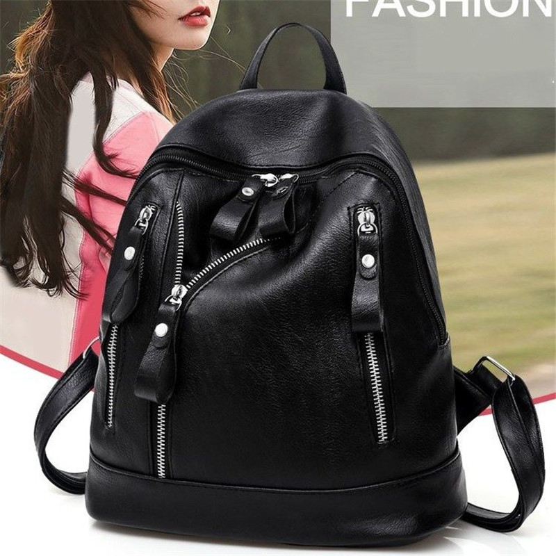 Title 3, Leisure Backpack Trend PU Outdoor Diagonal Bag ...