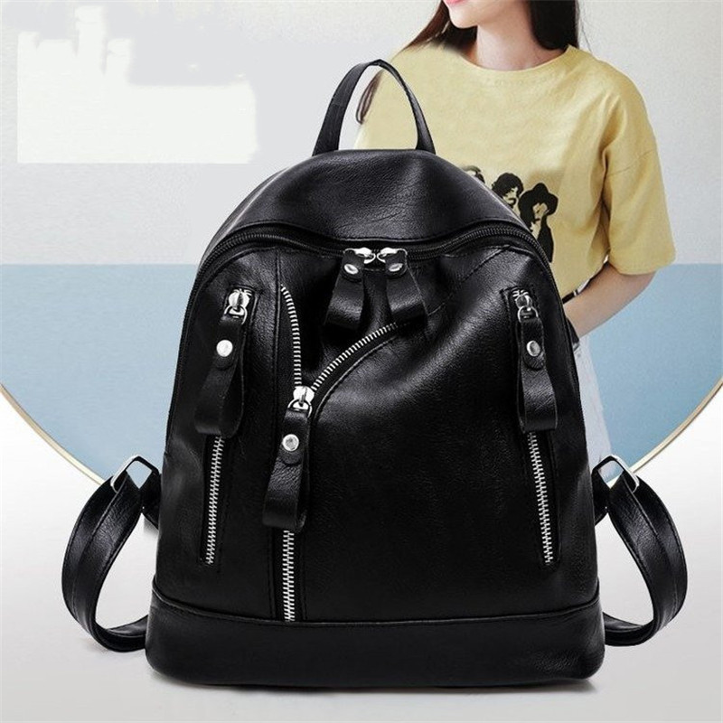 Title 2, Leisure Backpack Trend PU Outdoor Diagonal Bag ...