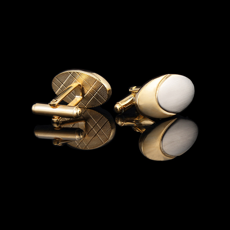 Two-Tone Brushed Cufflinks, picture 4 of 4