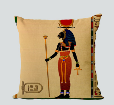 Mural Decoration Sofa Living Room Linen Pillowcase