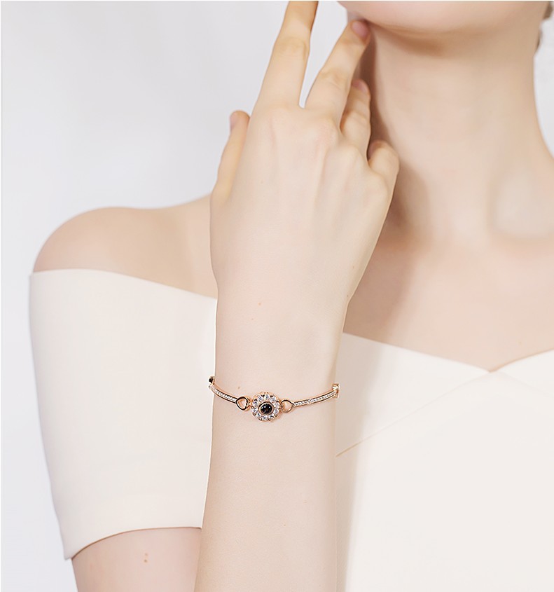 Korean Style Memory Silver Bracelet