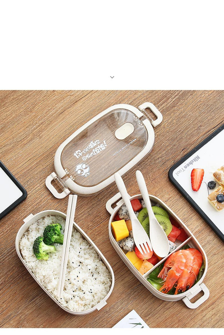 Student Portable Lunch Box Simple Split Fruit Weight Loss Bento Box