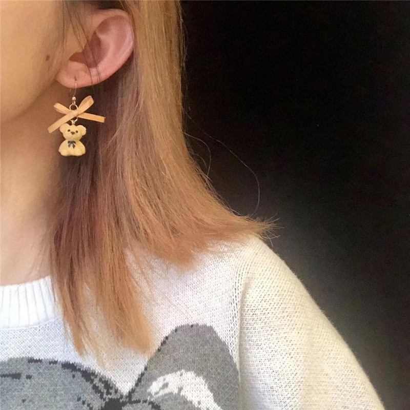 Student Campus Cute And Sweet Palace Style Personalized Handmade Earrings