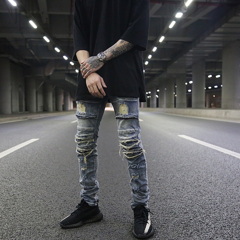 Locomotive Tailoring Wash Water To Make Old Erosion Cat Whiskers Jeans