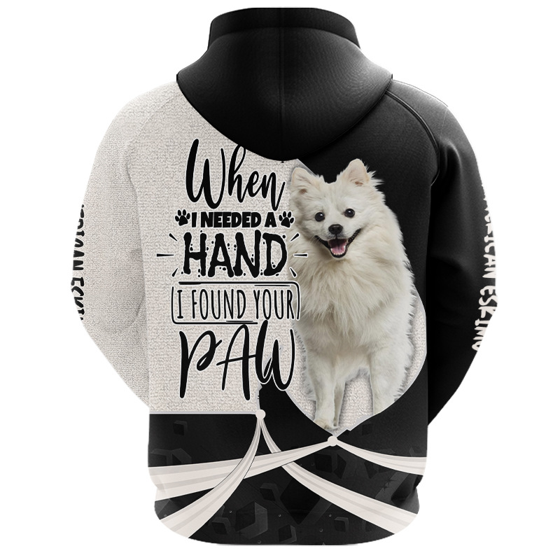 Animal 3D Hooded Men's Sweatshirt Hip Hop Couple Digital Printing Sweatshirt