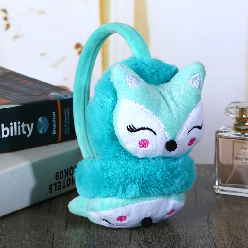 Winter Warm Earmuffs Children Boys Students Cute Cartoon Plush Earmuffs