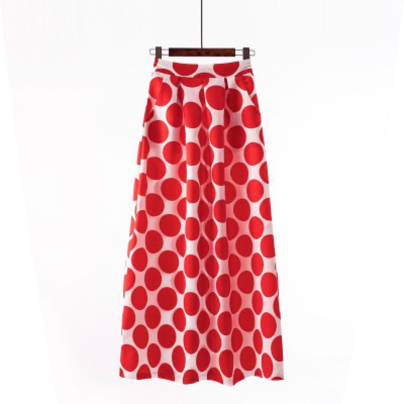 Title 5, Dames Polka Dot Maxi Jurk Elegant en comfortabe...